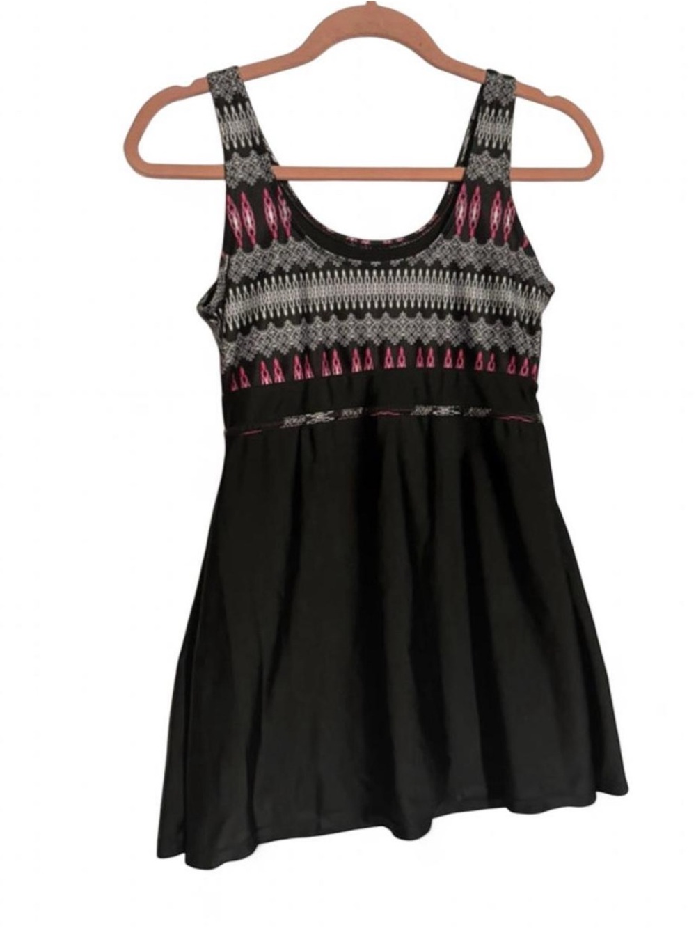 Danify Geometric Pattern Swimdress One Piece Swimsuit Size 44 US 8